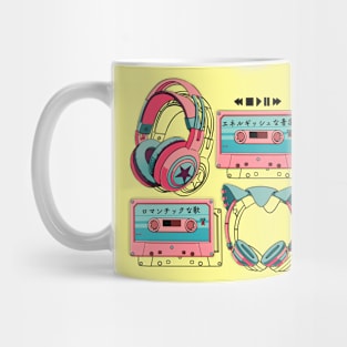 The Mxtapes and Headphones (for light background) Mug